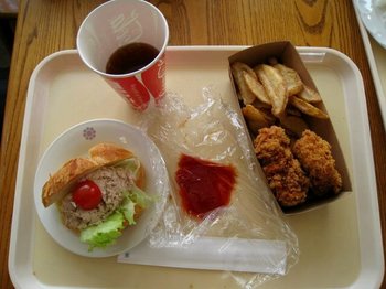 サンドイッチ＆チキン.JPG